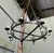 Enormous French Gothic Castle Chandelier (Candelier) This very large and heavy circular blacksmith made chandelier...