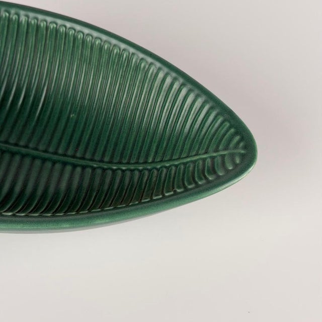 Green Ceramic Vide-Poche by Giovanni Gariboldi for Richard Ginori, 1950s For Sale - Image 6 of 12
