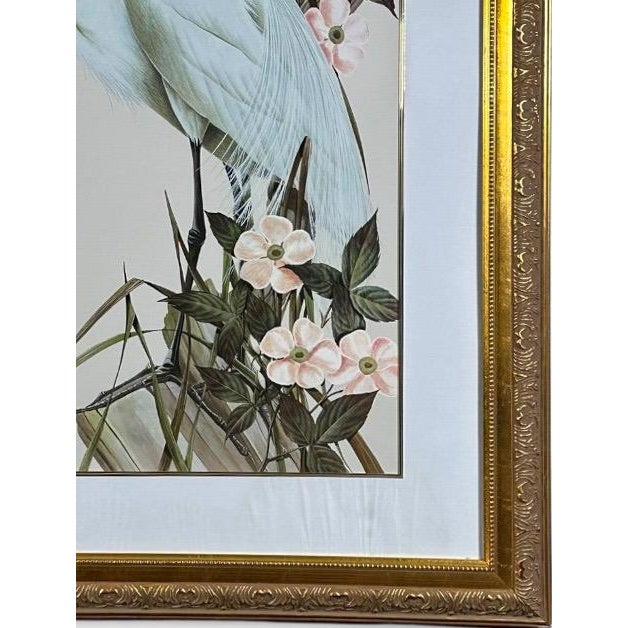 ate 20th Century Art LaMay Signed Limited Edition Passion Plums Herons Gold Gilt Framed Giclee For Sale - Image 9 of 13
