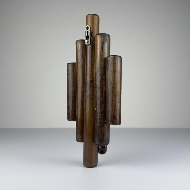 Vintage Wooden Hangers, Italy, 1970s, Set of 2 For Sale - Image 14 of 15