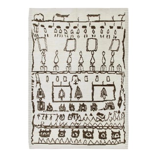 Early 21st Century Modern Handmade Tulu Rug 9' X 12'5 For Sale