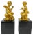 19th Century French Bronze Gilt Puttis, Set of 2 For Sale