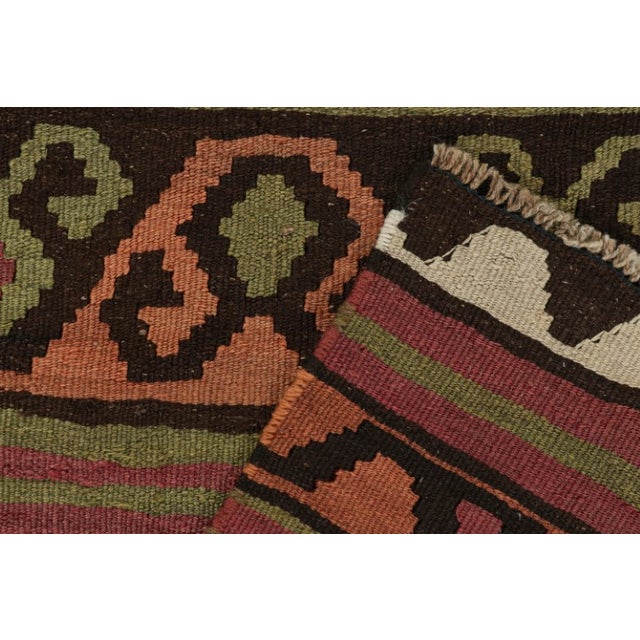 Textile Vintage Shahsavan Persian Kilim Runner in Polychromatic Patterns by Rug & Kilim For Sale - Image 7 of 7