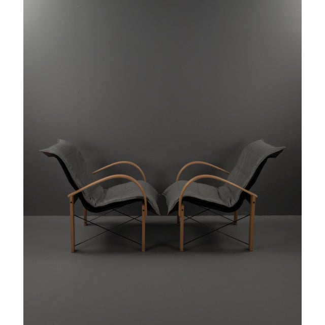 Ikea Leather Armchair by Tord Björklund for Ikea, 1980s For Sale - Image 4 of 18