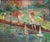 French Post-Impressionist School Artist, Figures on the River, Early 20th Century, Oil on Canvas For Sale - Image 12 of 12