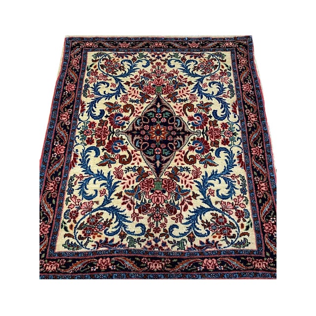 1990s 1990s Old Persian Bijar Masterpiece Rug 2'2" X 2'7" For Sale - Image 5 of 7