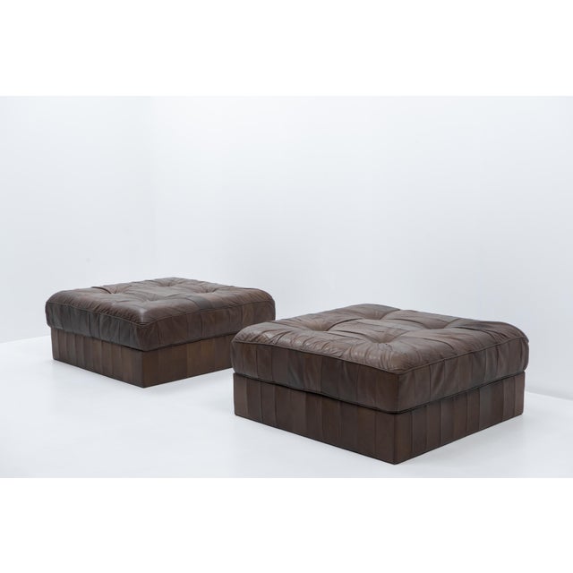 DS 88 Patchwork Leather Elements from de Sede, Switzerland, 1970s, Set of 2 For Sale - Image 4 of 16
