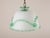 Antique Murano Glass Pendant Light Arsenic Jade Light Green Opaline For Sale - Image 10 of 14