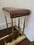 19th Century 19th Century Brass Fireplace Club Fender With Leather Upholstered Seats For Sale - Image 5 of 8