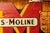 1930s–1940s Minneapolis-Moline Modern Machinery Tin Advertising Sign For Sale - Image 4 of 7