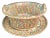 Reticulated Antique Rose Medallion Porcelain Bowl and Plate For Sale
