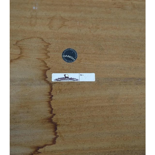 Brown Page Table in Teak attributed to Severin Hansen for Haslev Møbelfabrik, 1960 For Sale - Image 8 of 9