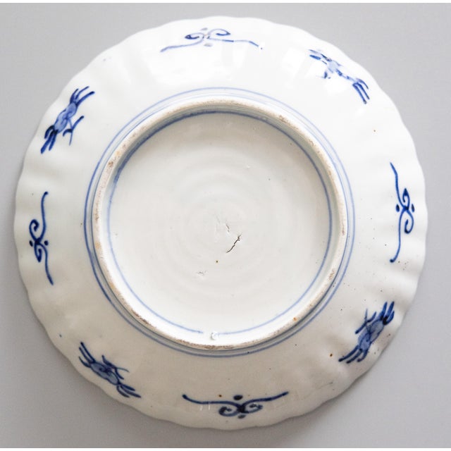 Antique 19th Century Japanese Scalloped Imari Plate For Sale In Houston - Image 6 of 7