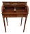 1970s French Inlaid Cylinder Roll-Top Desk For Sale