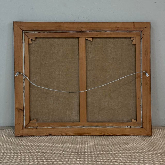 Framed Oil Painting on Canvas by Leon Bourdon (1880-1945) For Sale - Image 16 of 16