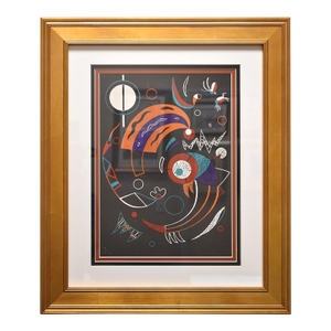 Wassily Kandinsky Comets 1938 Lithograph Framed
