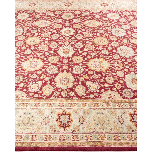 Solo Rugs Mogul, One-of-a-Kind Hand-Knotted Area Rug in Purple, 6' 2" x 9' 1" For Sale - Image 4 of 8