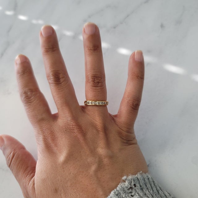 ♥ Ring Summary ♥ Main Stone: Diamond Approx. Carat Weight: .75cttw Diamond Clarity: SI2 Diamond Color: J/K Band Material:...