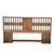 Mid-Century Modern Walnut Veneer King Headboard With Chrome Trim For Sale - Image 9 of 18
