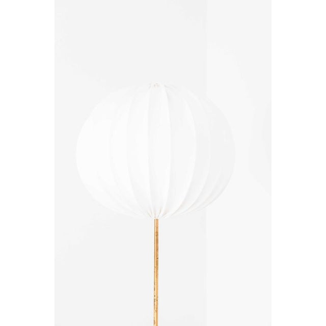 The rare floor lamp model g-123, designed by hans-agne jakobsson and produced by his namesake firm in markaryd, sweden, is...
