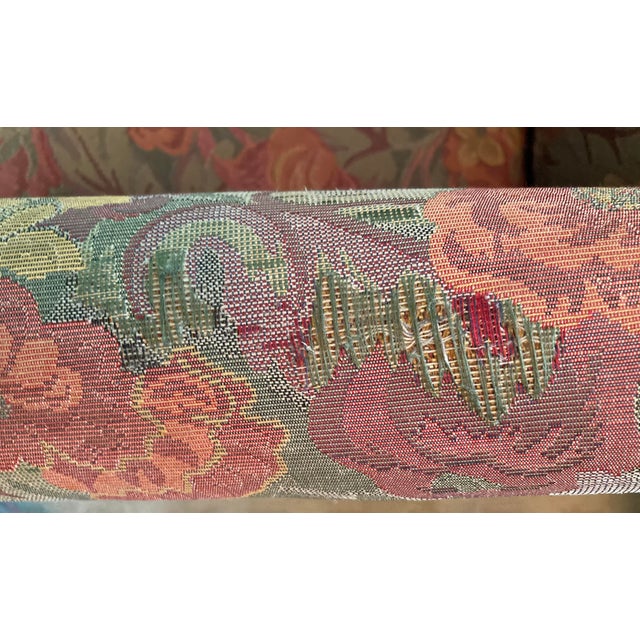Pair of Vintage David Edward Club Chairs With Floral Print For Sale - Image 14 of 17