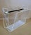 1970s Italian Space Age Style Clear Acrylic Glass Magazine Rack, 1970s For Sale - Image 5 of 13