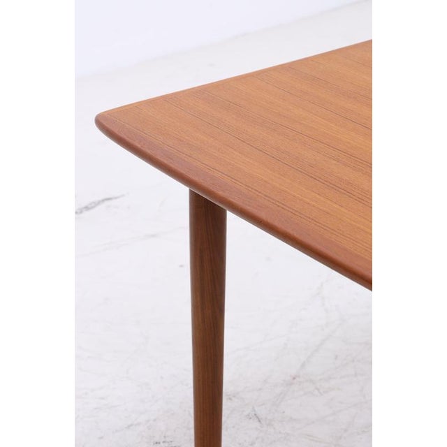 Mid-Century Extendable Teak Dining Table by Gustav Bahus For Sale - Image 11 of 15