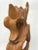 Vintage Modernist Figural Tropical Wood Carving Woman Prayer Offering Bali Circa.1950 For Sale In New York - Image 6 of 10