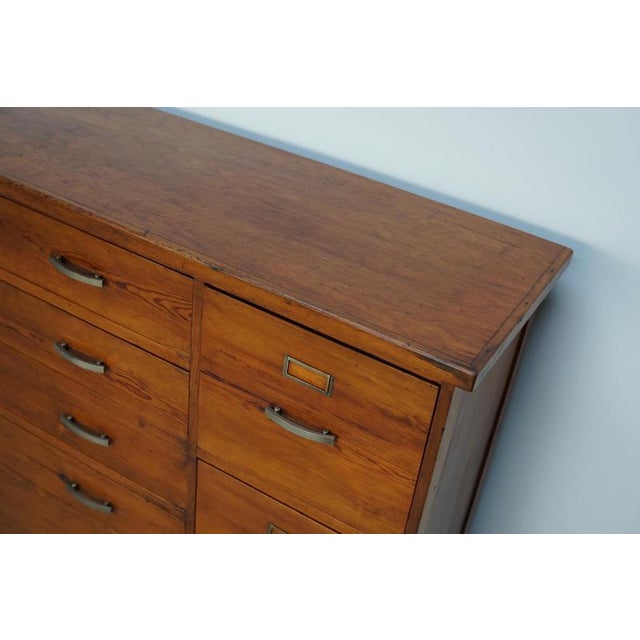 Dutch Pitch Pine Apothecary Cabinet, 1930s For Sale - Image 9 of 15