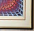 Wood Victor Vasarely (1906-1997) "Uran (1979)" Signed and Numbered Screenprint For Sale - Image 7 of 11
