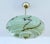 Art Deco Pendant Light in Green Marble Glass, 1930s For Sale - Image 12 of 18
