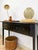 Black Nichols and Stone Solid Black Wood Console Two Drawers Modern Transitional For Sale - Image 8 of 16