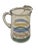 Anchor Hocking Vintage “Fiesta Stripe” Glass Pitcher – Attributed to Anchor Hocking, Multicolor Rainbow Bands For Sale - Image 4 of 5
