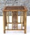 Square Bamboo Occasional Side End Table For Sale - Image 6 of 7