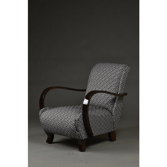 Polish Art Deco Armchair, 1930s-1940s For Sale - Image 4 of 13