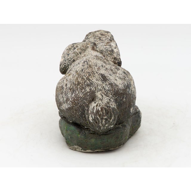 Composite Stone Rabbit or Bunny Garden Ornament, French 20th Century For Sale In New York - Image 6 of 8
