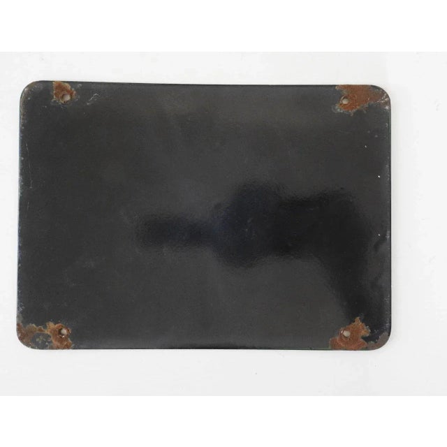 Vintage Air and Water heavy guage metal porcelain sign. Red, green and white, corner gromets, colors bright, corners have...