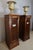 Large Antique Side Tables with Doors, 1800s, Set of 2 For Sale - Image 3 of 12