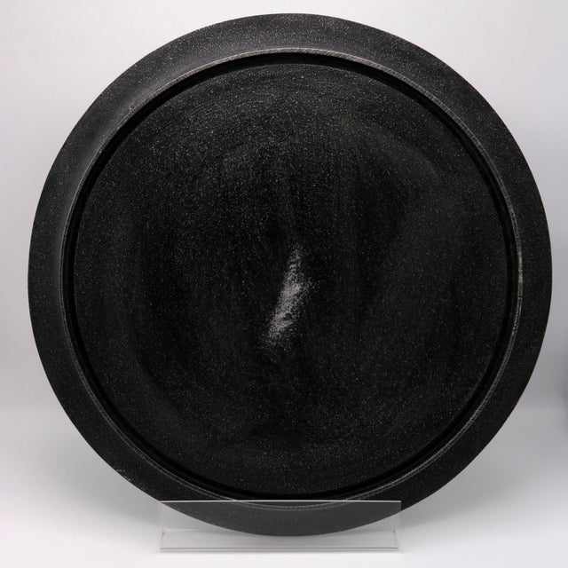 Lorenzo Burchiellaro 1970s Modernist Round Tray by Lorenzo Burchiellaro For Sale - Image 4 of 5