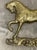Good condition This striking piece features a horse in a proud, prancing pose, rendered in high-relief detail. The...