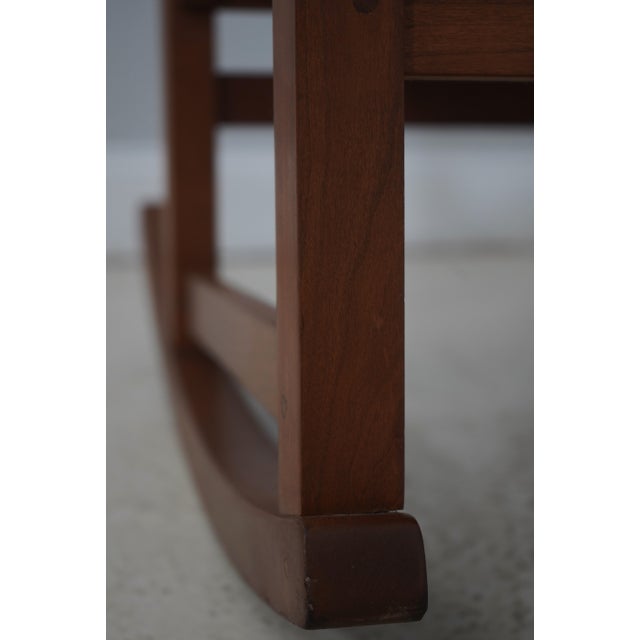 Stickley Mission Cherry Harvey Ellis Rocker Rocking Chair For Sale - Image 11 of 18