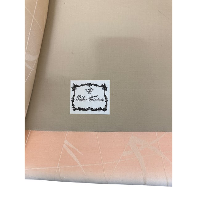 1950s Baker Furniture Co. Barrel Chairs on Caster Wheels - A Pair For Sale - Image 15 of 16