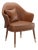 Bhutan Brown Leather Armchair For Sale