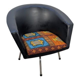 Vintage Club Swivel Cocktail Chair, 1960s For Sale