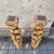 Wood Solomonic Columns in Carved, Gilded and Polychrome Wood, 18th Century, Set of 2 For Sale - Image 7 of 18