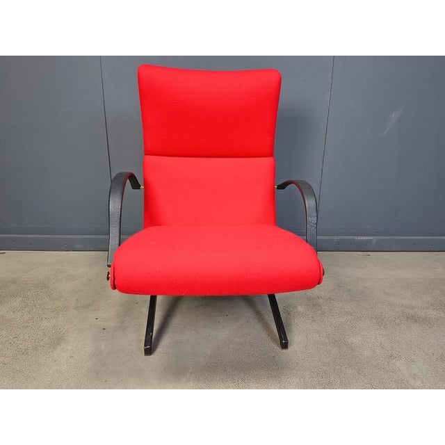 Vintage P40 Lounge Chair attributed to Osvaldo Borsani for Tecno, 1960s For Sale - Image 14 of 16