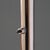Art Deco French Black and Silver Nickel Metal Floor Lamp, 1930s For Sale - Image 3 of 8