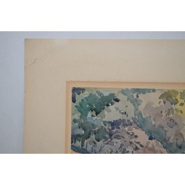 1950s Georges Massie (French 1900-1975) Watercolor "Bagnoles De L'orne. Thermal Establishment", 1957, Signed For Sale - Image 5 of 13