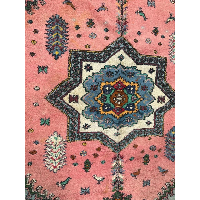 Vintage Moroccan Rustic Rabat Rug, 1960s For Sale - Image 9 of 18