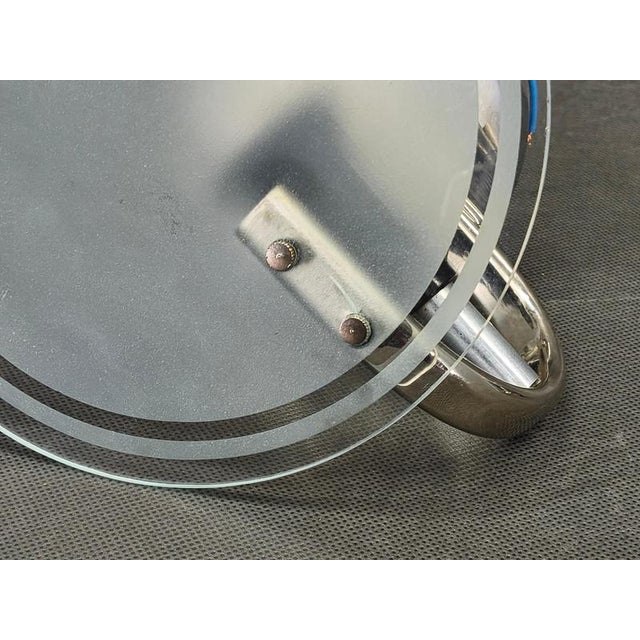 1940s Art Deco Czech Frosted Glass Wall Lights, 1940s, Set of 2 For Sale - Image 5 of 11